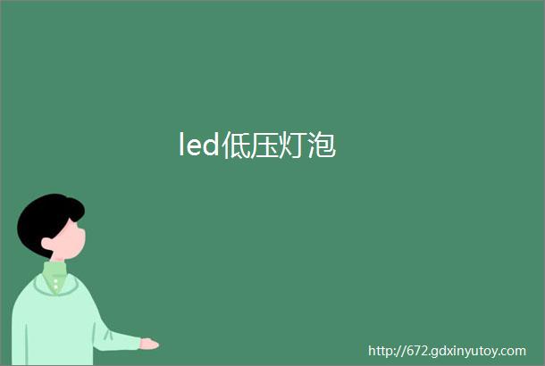 led低压灯泡