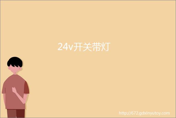 24v开关带灯